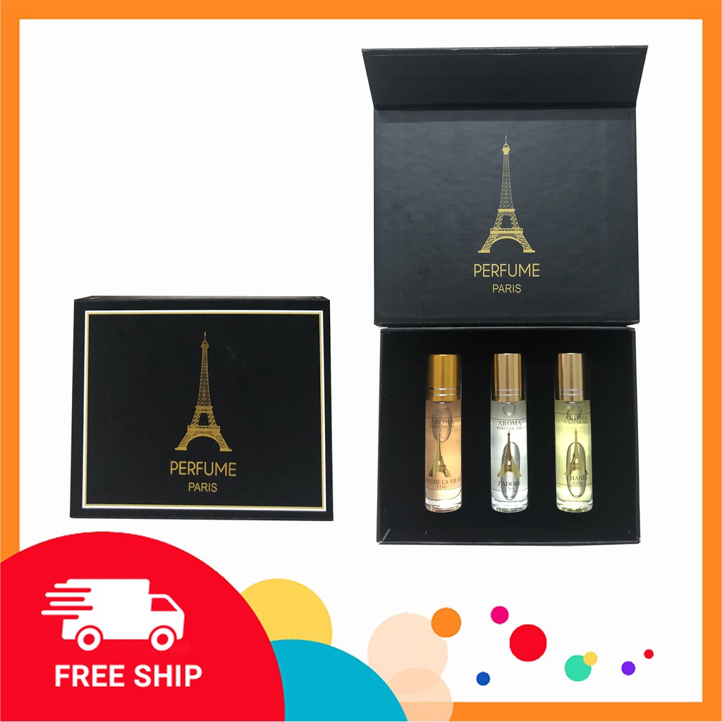 Nước hoa mini Perfume Paris nam nữ nguyên liệu nhập khẩu lưu hương 14 tiếng không cồn 12ml | BigBuy360 - bigbuy360.vn
