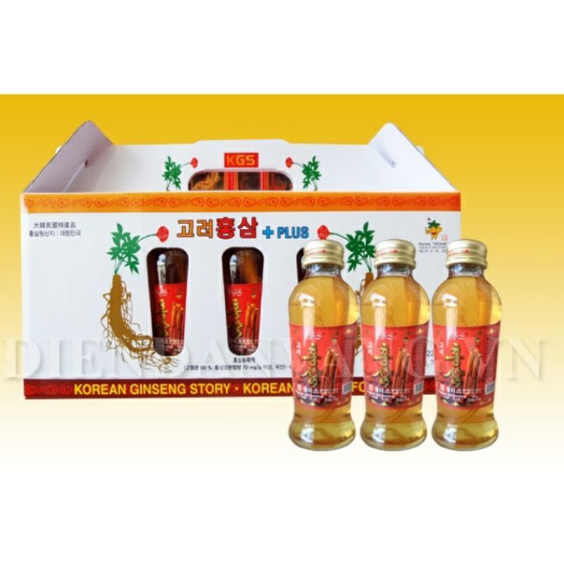 Nước hồng sâm có củ KGS Hàn Quốc