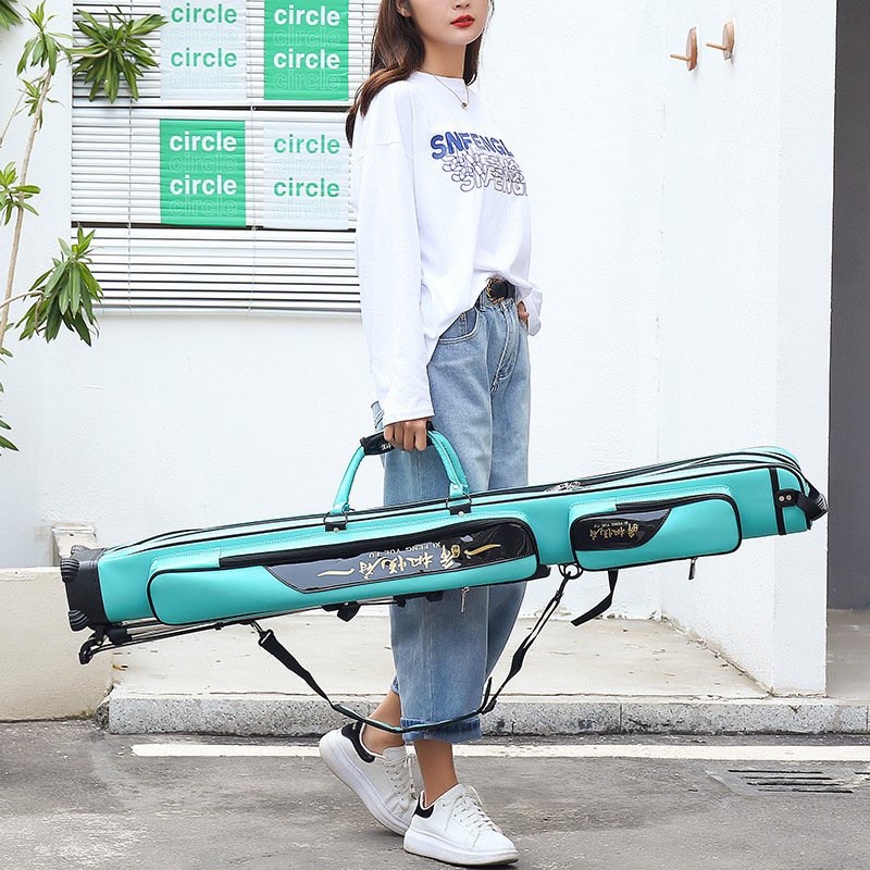 Bao đựng cần HUA xanh 2 ngăn chính và 2 ngăn phụ