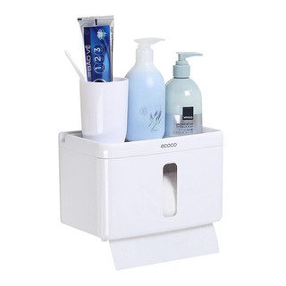 Hộp để giấy nhà vệ sinh kèm kệ để đồ ecoco thông minh
