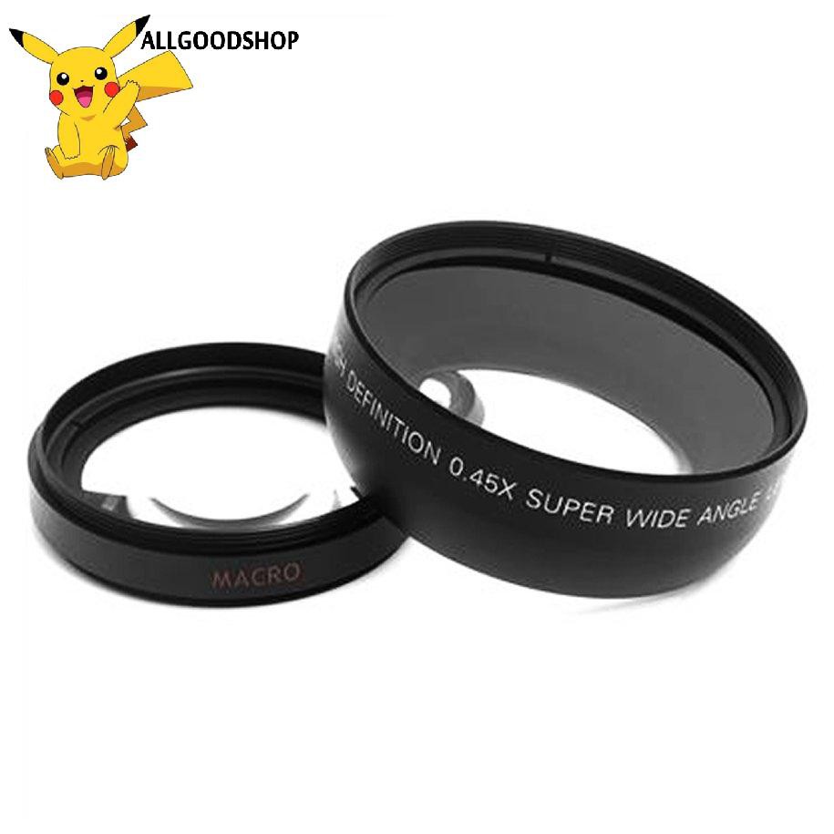 111all} 52MM 0.45 x Wide Angle Macro Lens for Nikon D3200 D3100 D5200 D5100