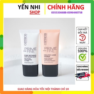 Kem lót catrice prime and fine pore refining anti shine bas