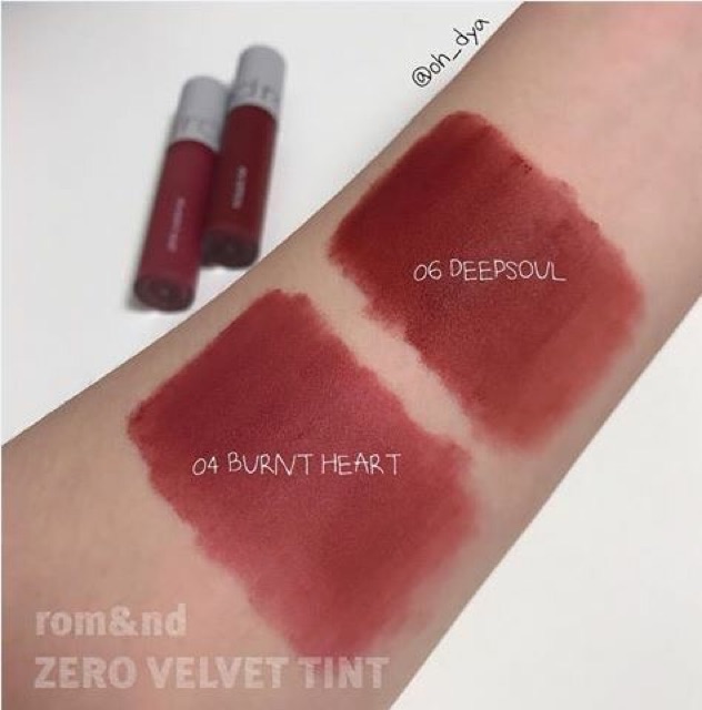 Son kem lì Romand Zero Velvet Tint Full màu Hàn Quốc 26 27 28 29 30 | BigBuy360 - bigbuy360.vn