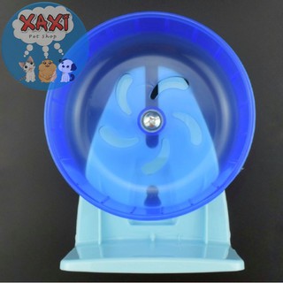 Wheel silent nhựa đúc 13cm tặng kèm đế cho hamster - xaxi petshop