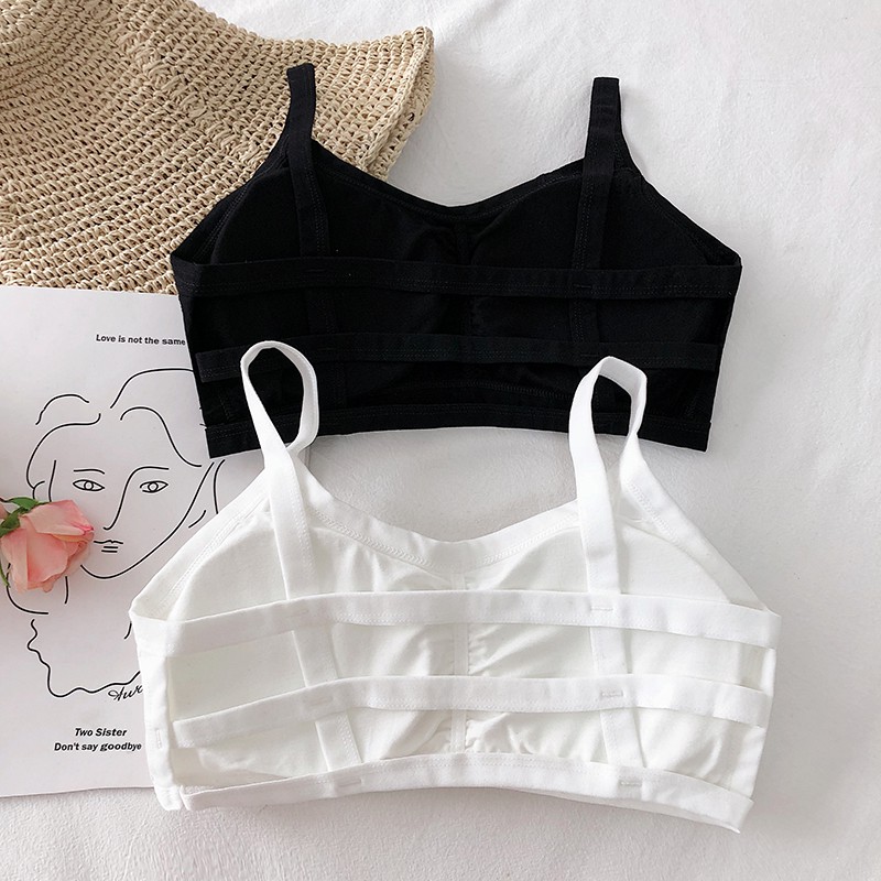 áo ngực bra 3 dây cotton có đệm ngực