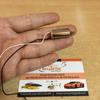Động cơ 10x26mm kèm bánh răng đồng 11 răng chính hãng dành cho máy bay SJRC Z5