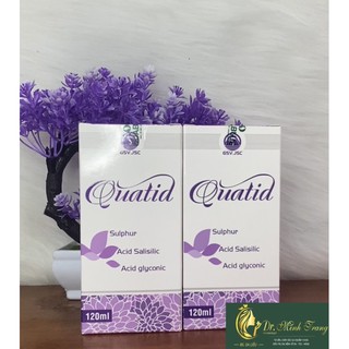 QUATID - GEL RỬA MẶT DIỆT KHUẨN, GIẢM MỤN, GIẢM DẦU 120ML