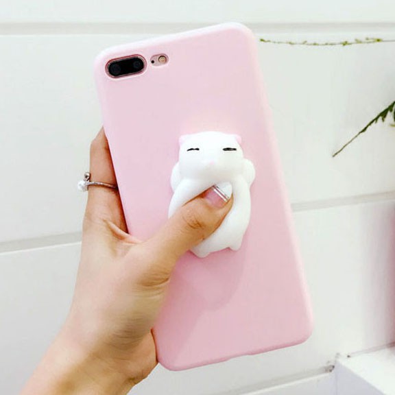 Ốp Điện Thoại Mềm Hình Mèo Squishy Cho iPhone 14 13 12 11 Pro Max 12 13 Mini X XR XS Max 8 7 6s 6 14 Plus 5 5S SE 2020