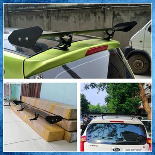Đuôi gió lắp chung hàng loại 1 không bắt vít cho dòng xe hatback, i10 cộc, spark, Morning,mazda2, mazda3