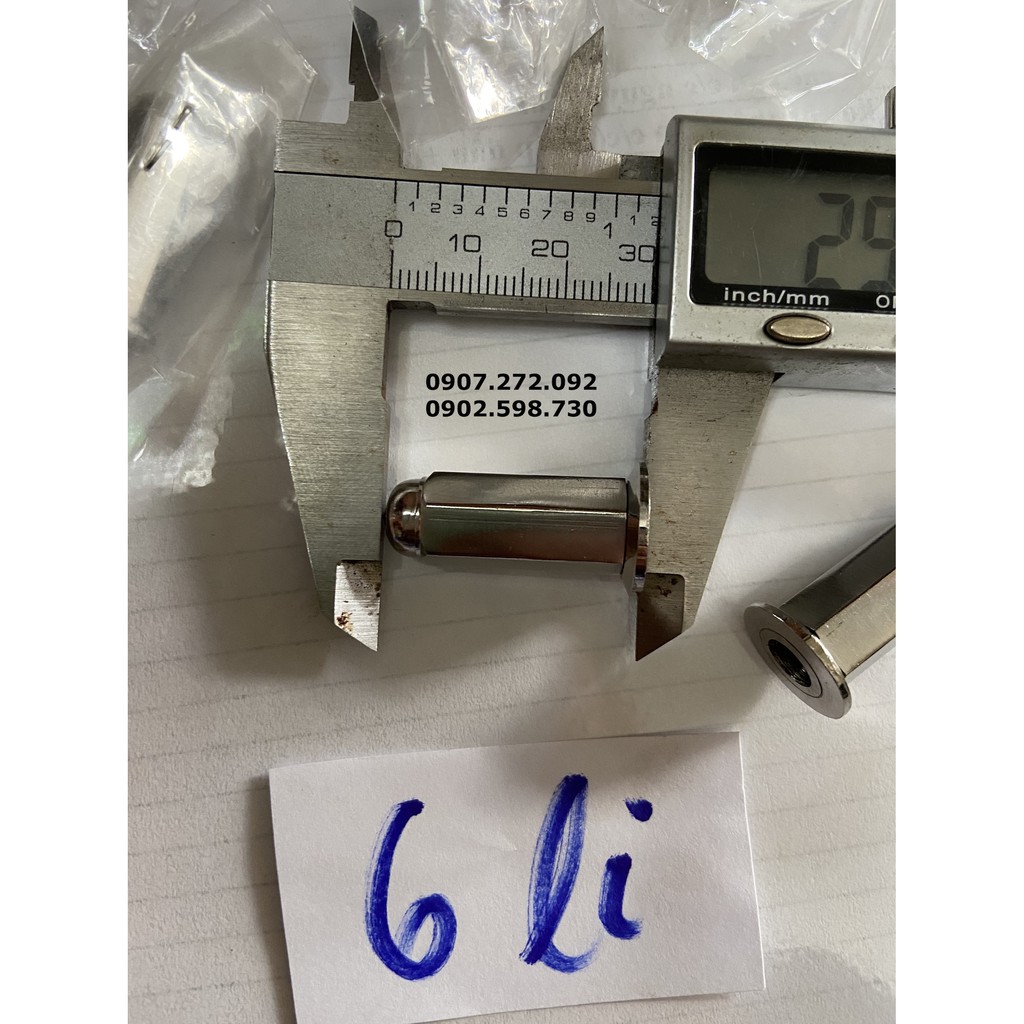 Ốc đầu cổ pô inox 304 6li 7li 8li  dành cho xe máy - moto