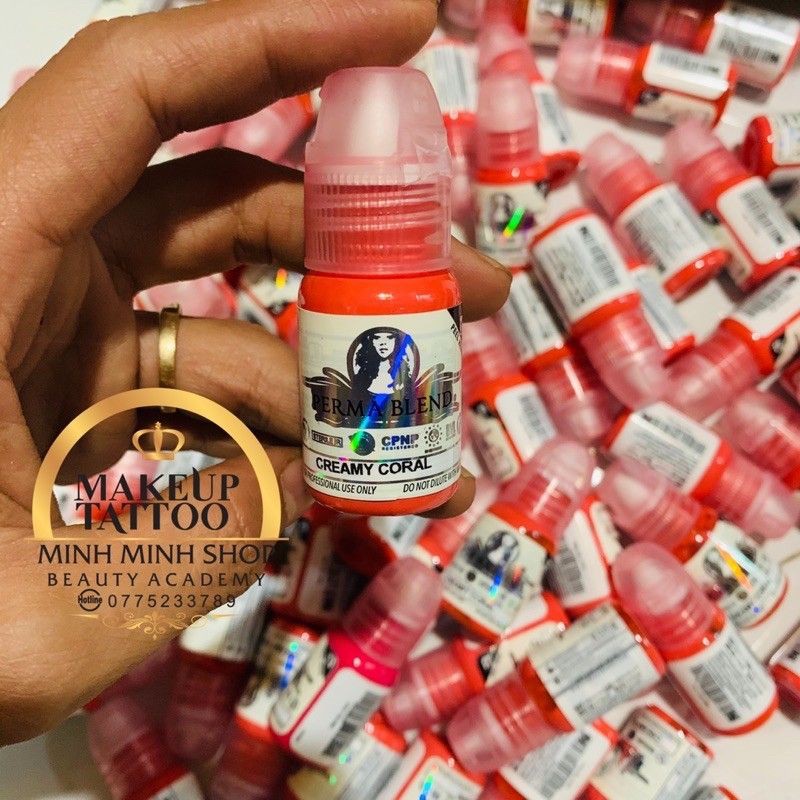 Mực Phun Xăm Perma Blend Chính Hãng Mỹ, Mực Phun Xăm Mày Môi Mí, Mực Bong Đậm
