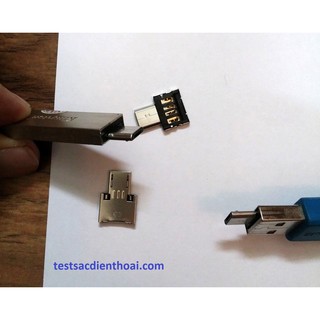 Đầu giắc chuyển usb to micro usb otg