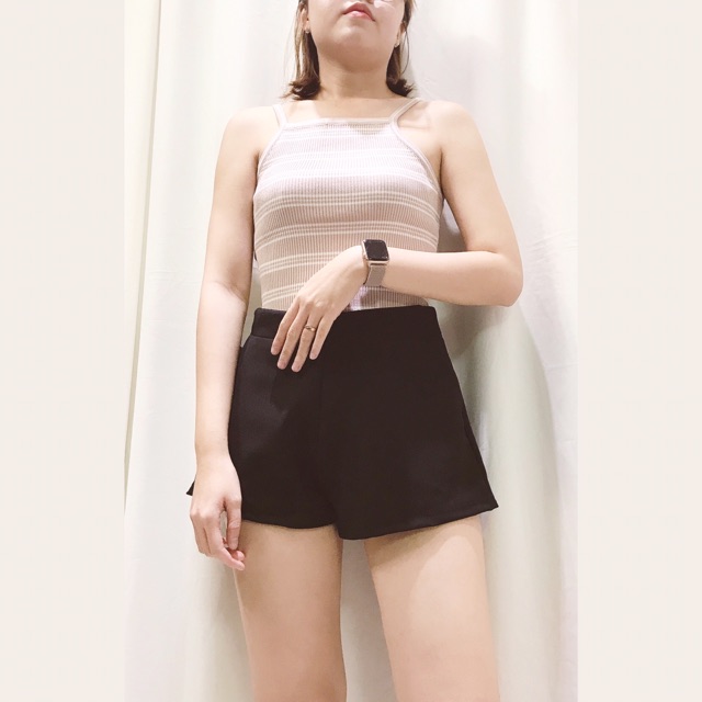 Áo len 2 dây nhiều màu+ quần short basic