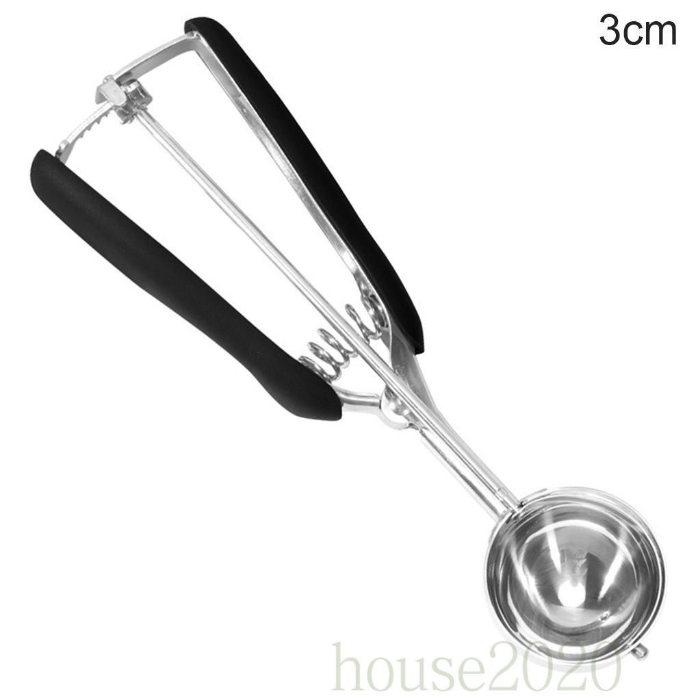 Muỗng múc kem/ trái cây/ khoai tây viên bằng thép không gỉ 3cm 2020
