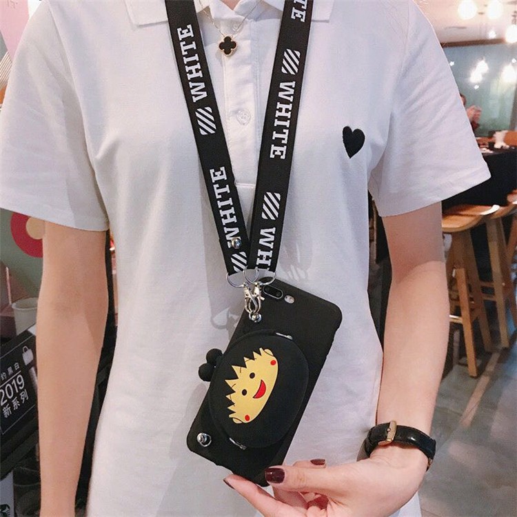 Ốp điện thoại TPU gắn ví dễ thương cho OPPO A93 F11 F9 Pro F7 F5 A92 F1S A5 A9 A53 2020 A12 Reno 3 5 Pro | BigBuy360 - bigbuy360.vn