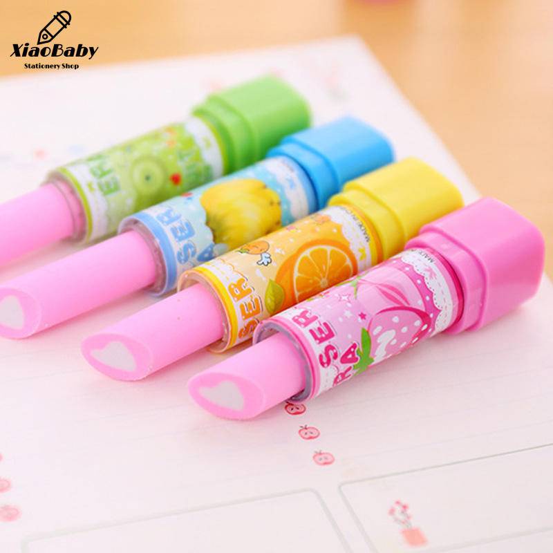 1 Cục Tẩy Bút Chì Hình Son Môi Mini Dễ Thương