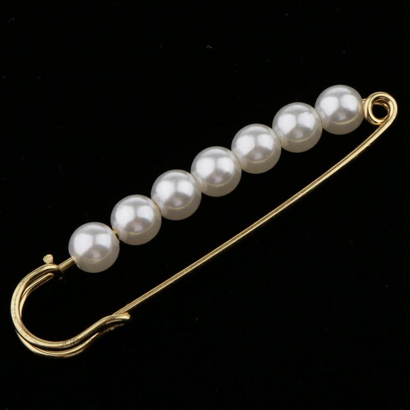 [Fenteer1] Trâm Cài Áo Đan Thủ Công Đính Ngọc Trai An Toàn Thanh Lịch Cho Nữ