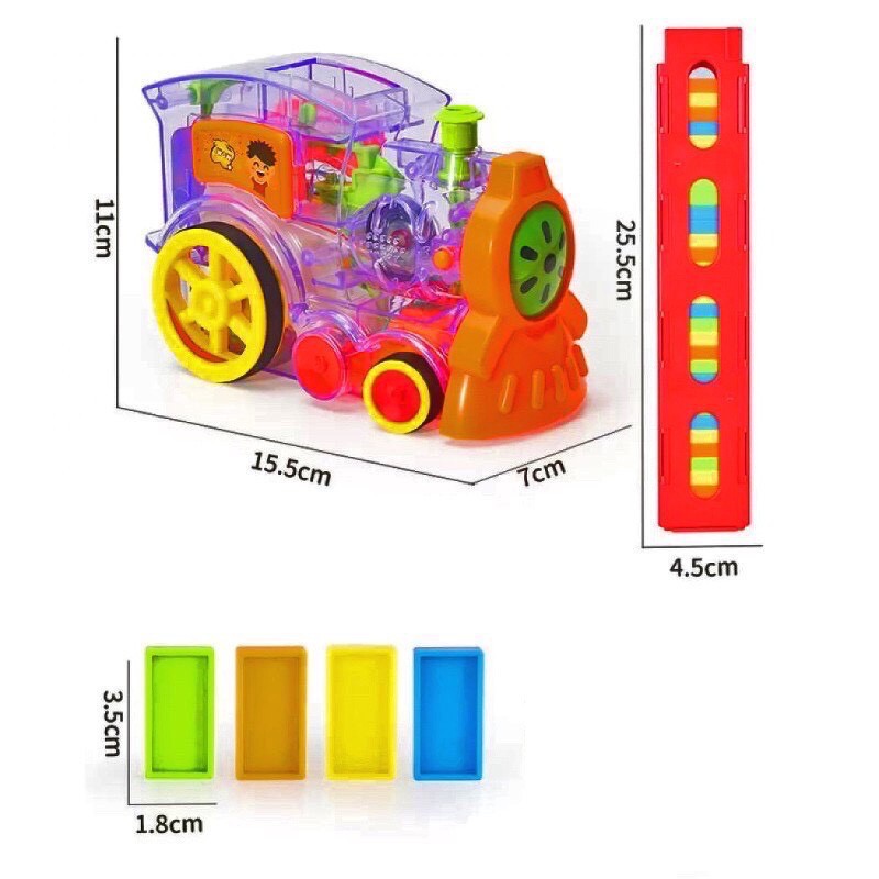 Tàu Lửa Xếp Domino Cho Bé Thỏa Sức Sáng Tạo