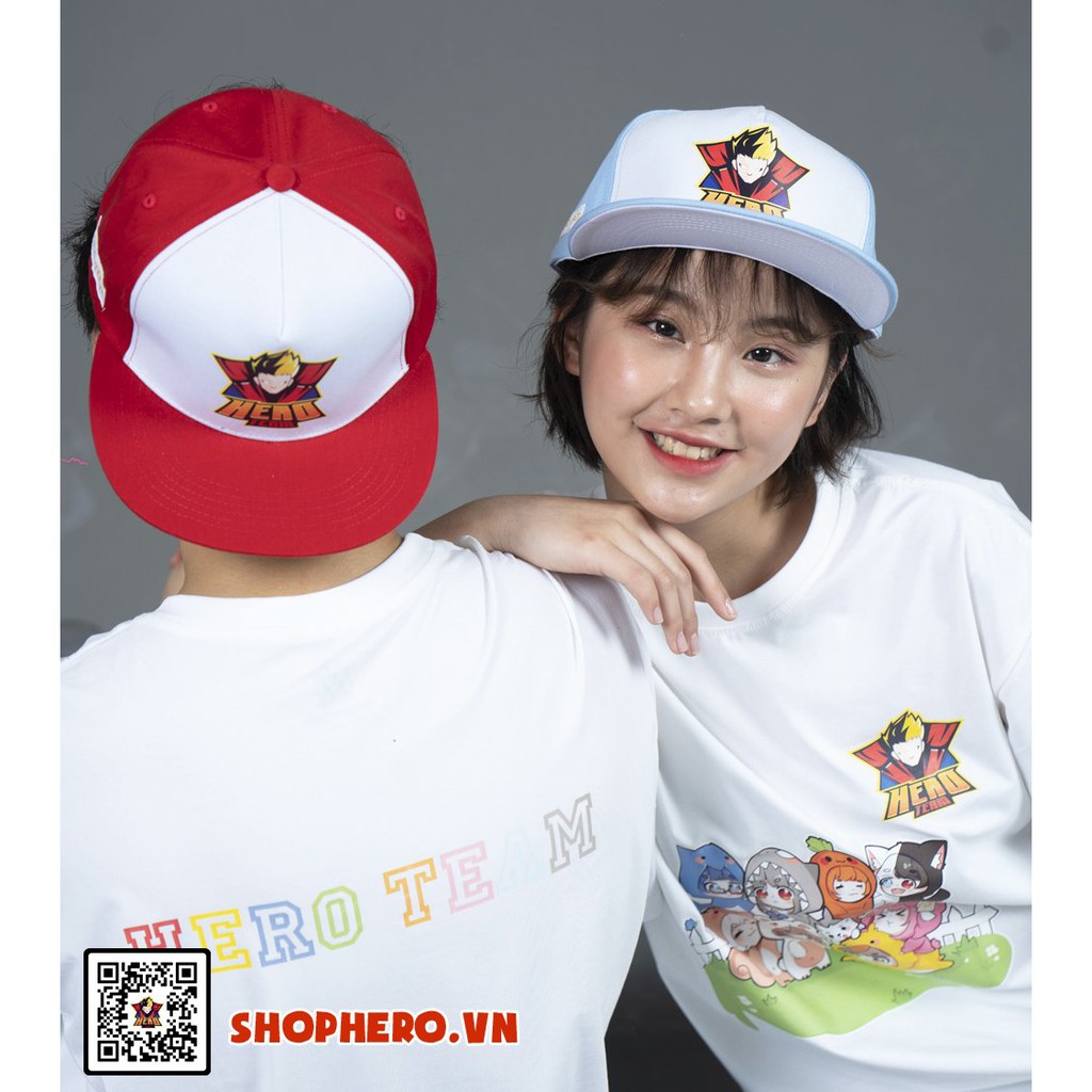 Áo Hero Team trắng ĐỦ SIZE