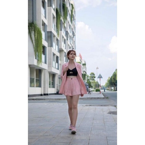 ÁO VEST HỒNG PASTEL | BigBuy360 - bigbuy360.vn