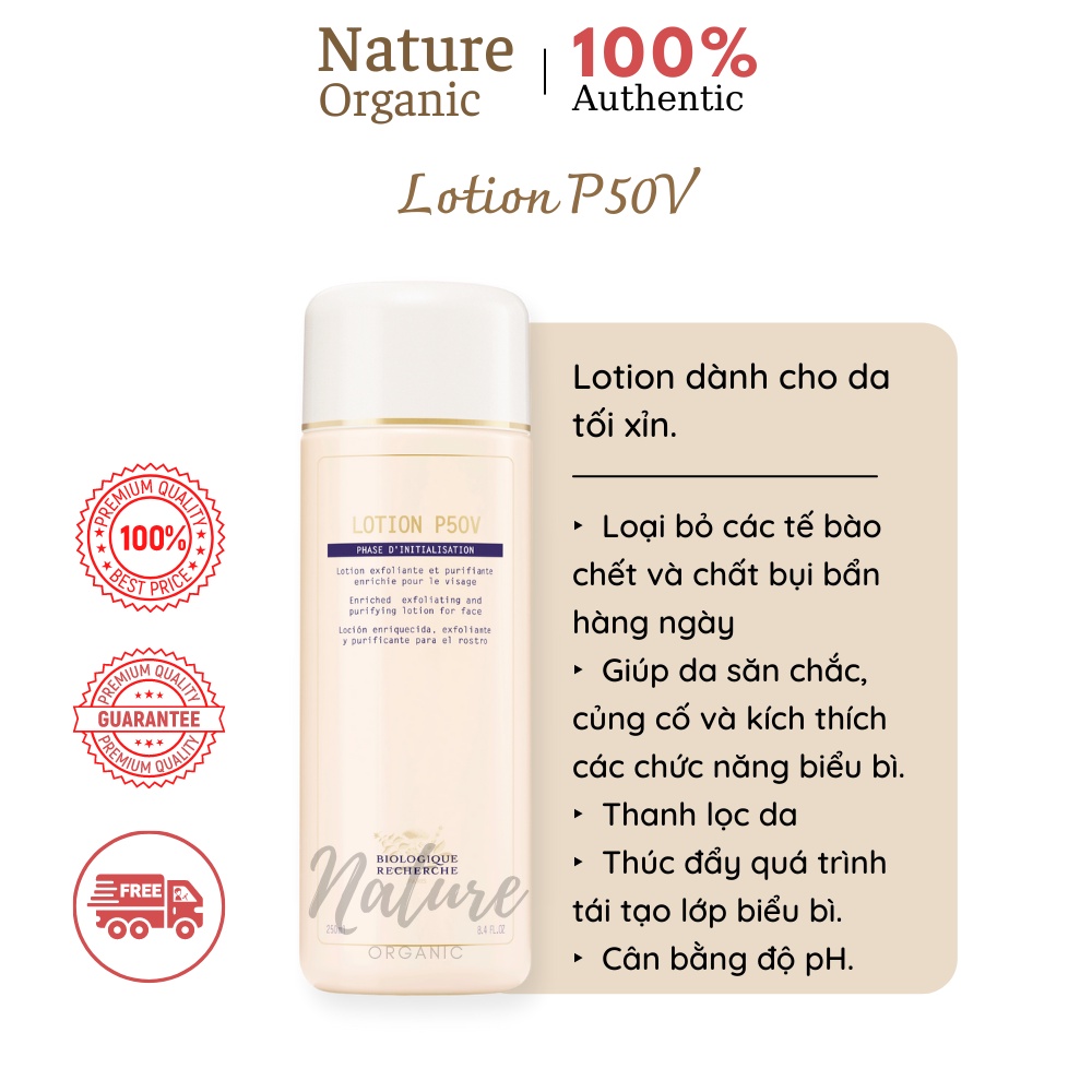 Lotion P50V tẩy da chết, cân bằng và tái tạo da bị xỉn màu, nhợt nhạt - K11