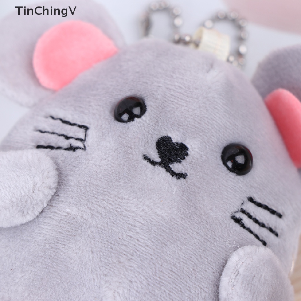 Móc Khóa Hình Chuột Nhồi Bông 8CM Dành Cho Năm Mới