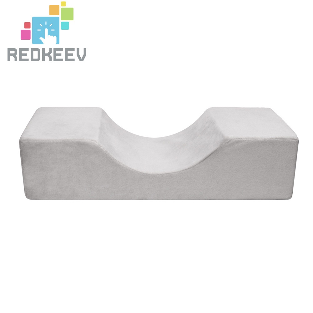 Gối kê cổ bằng mút hoạt tính hỗ trợ nối mi tiện dụng