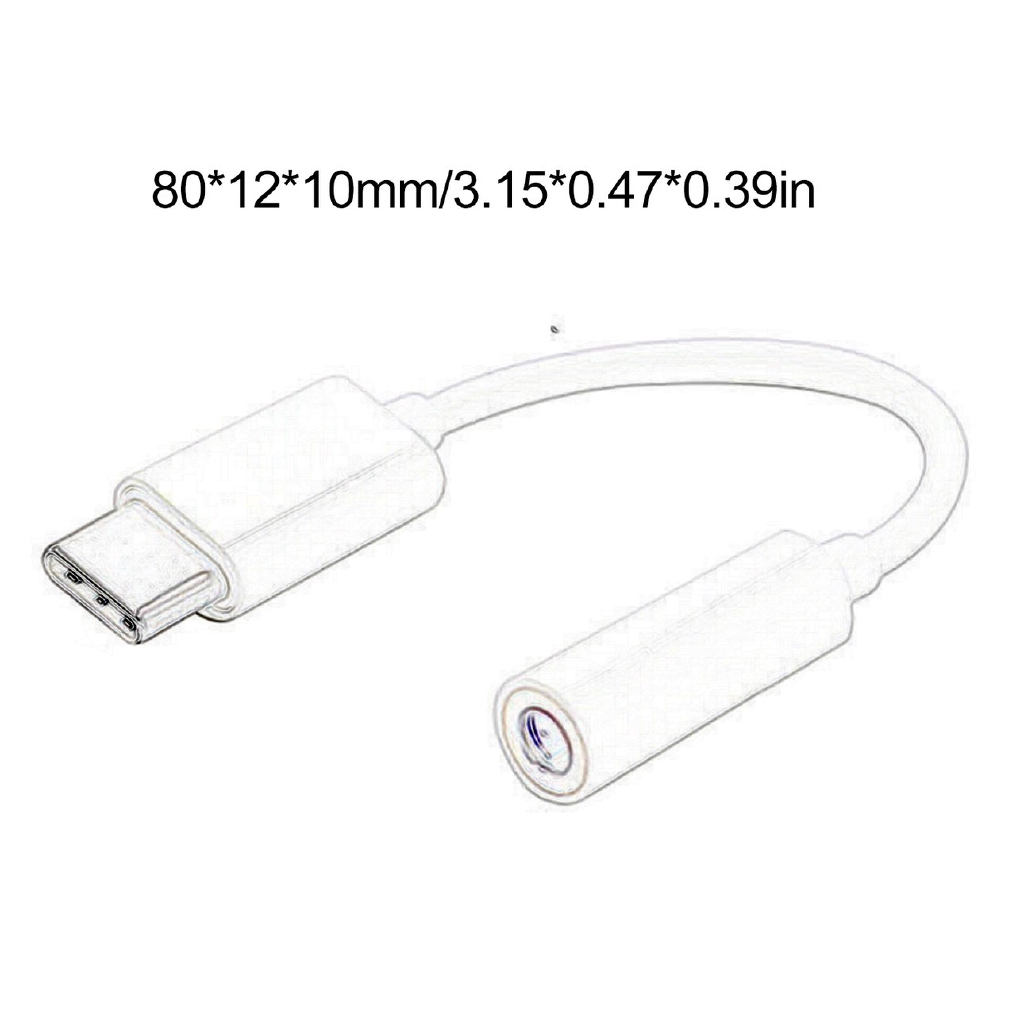 Cáp chuyển đổi Type-C sang 3.5mm thiết kế tiện lợi chất lượng cao | BigBuy360 - bigbuy360.vn