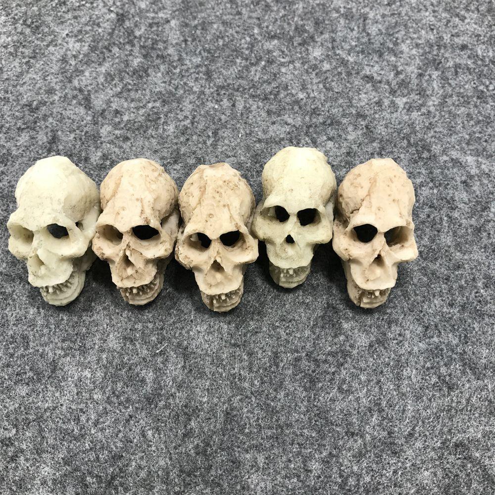 Xương Sọ Nhân Tạo Bằng Resin Tổng Hợp Kích Thước Nhỏ Trang Trí Bể Cá Phong Cách Thời Trang
