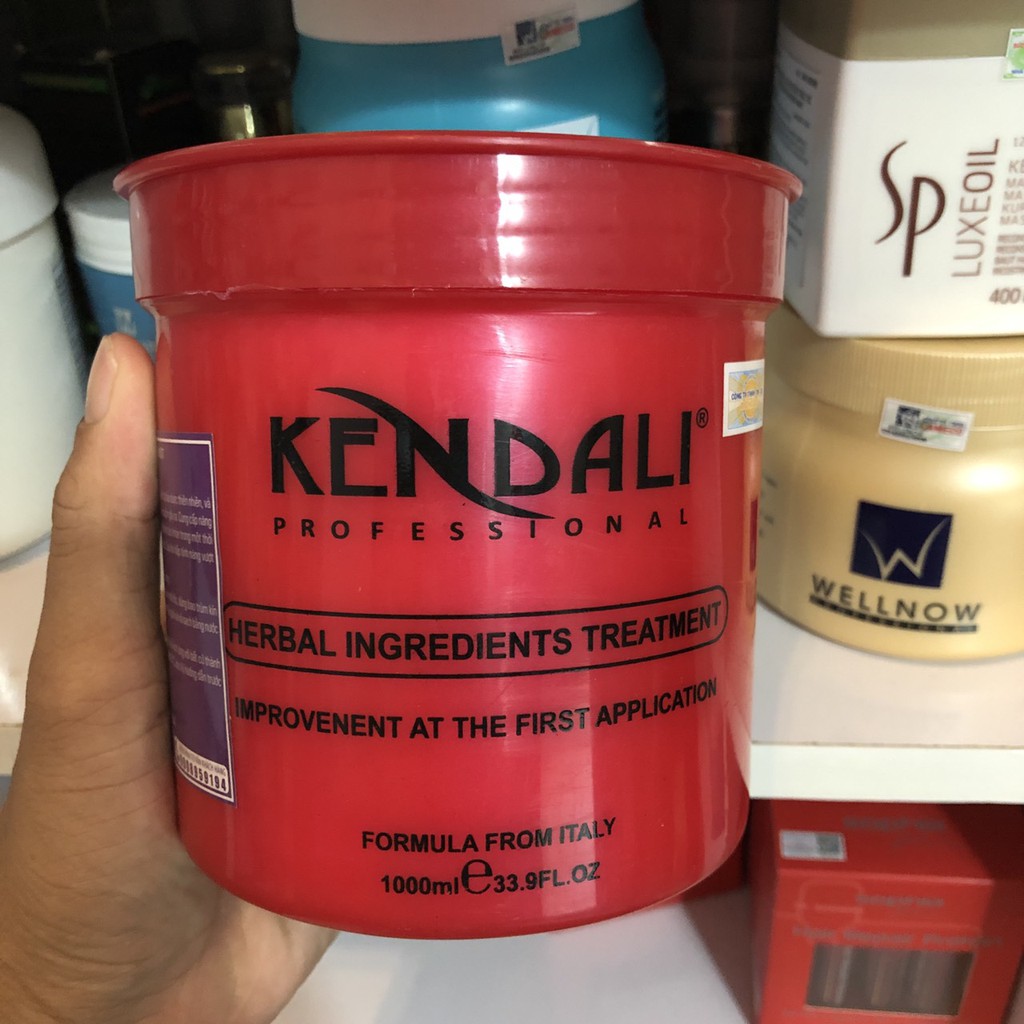 HẤP DẦU THẢO DƯỢC MỀM MƯỢT KENDALI 1000ML MÀU ĐỎ