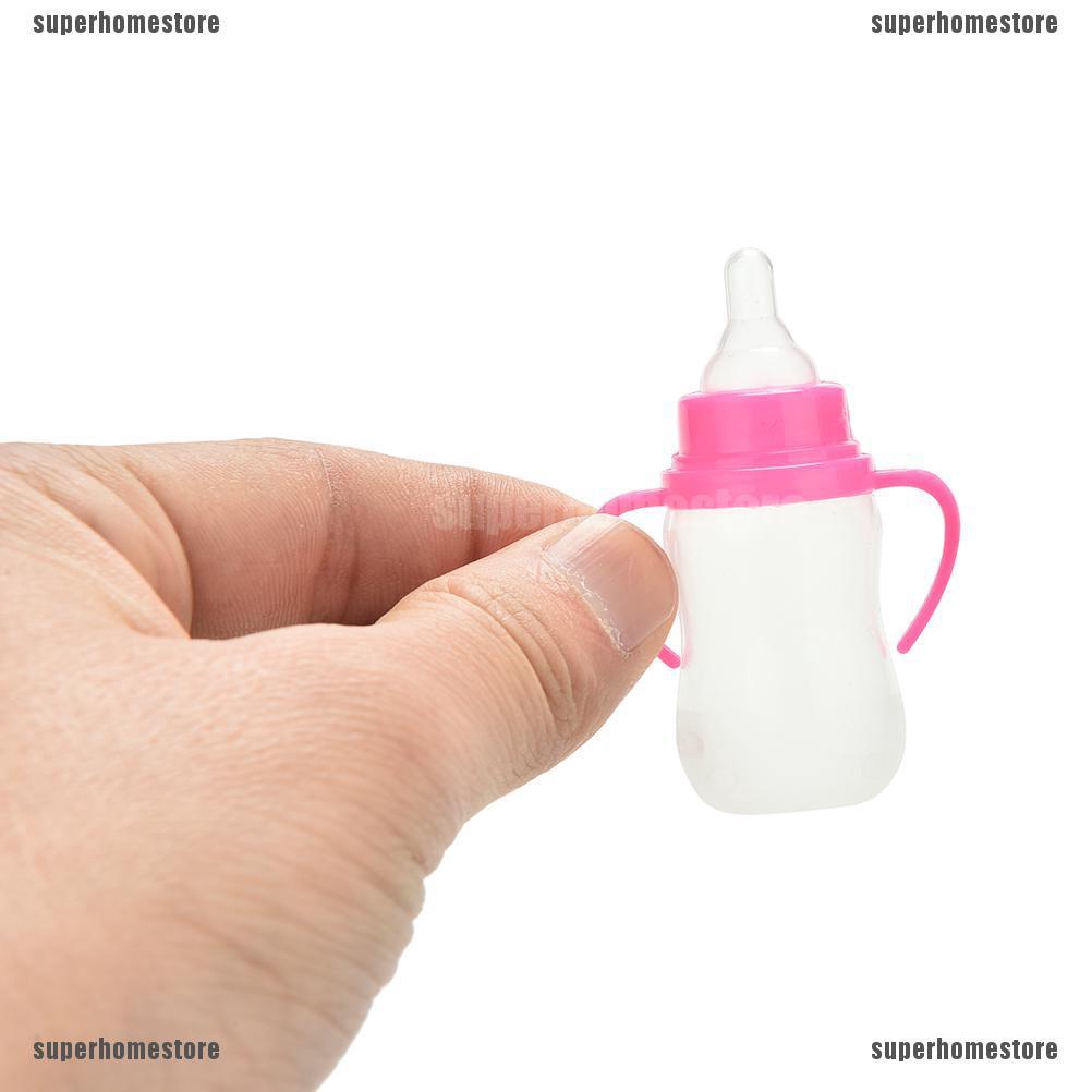 Bình sữa màu hồng độc đáo dùng trang trí cho búp bê Kelly