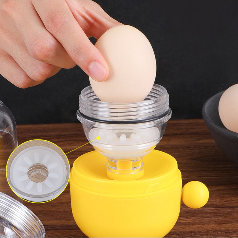 [Mới] Dụng Cụ Đánh Trứng / Khuấy Trứng Cầm Tay Mini Dây Thừng Màu Vàng Kim Dùng Trong Nhà Bếp