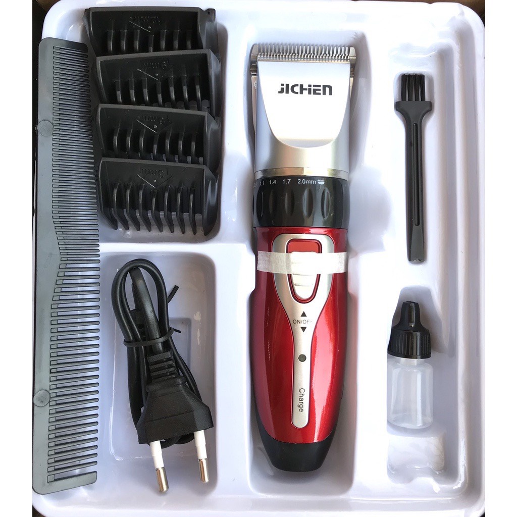 Tông đơ cắt tóc Jichen JC-0817 tặng nhiều quà tặng -Tăng đơ cắt tóc gia đình loại đẹp