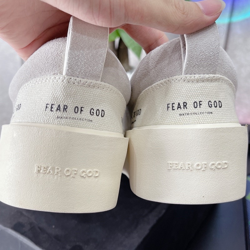 ⚡️[Mirror Quality] - Giày FEAR OF GOD 101 LACE UP SNEAKER (BONE FEAR OF GOD PRINT), Giày FOG mirror quality