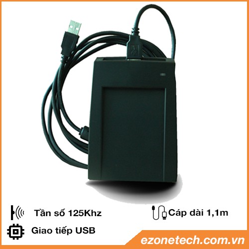 Đầu đọc thẻ từ RFID CR206 Tần Số 125khz Tự Động Đọc Thẻ-Chính Hãng