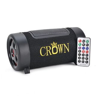 LOA THẺ NHỚ /USB CROWN DÙNG NGUỒN ĐIỆN 12V- 4 ĐẾ