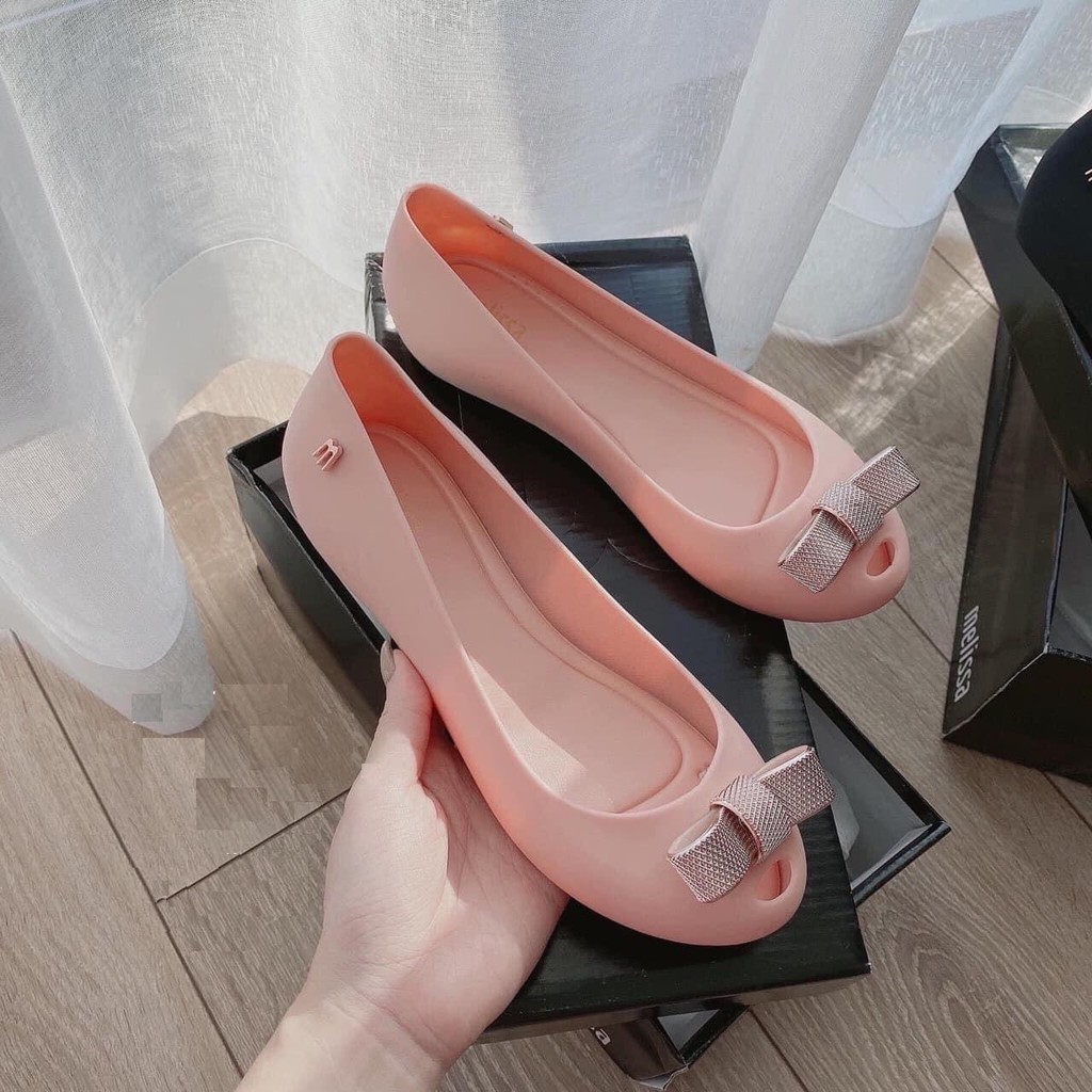 Giày bệt Melissaa màu hường | BigBuy360 - bigbuy360.vn