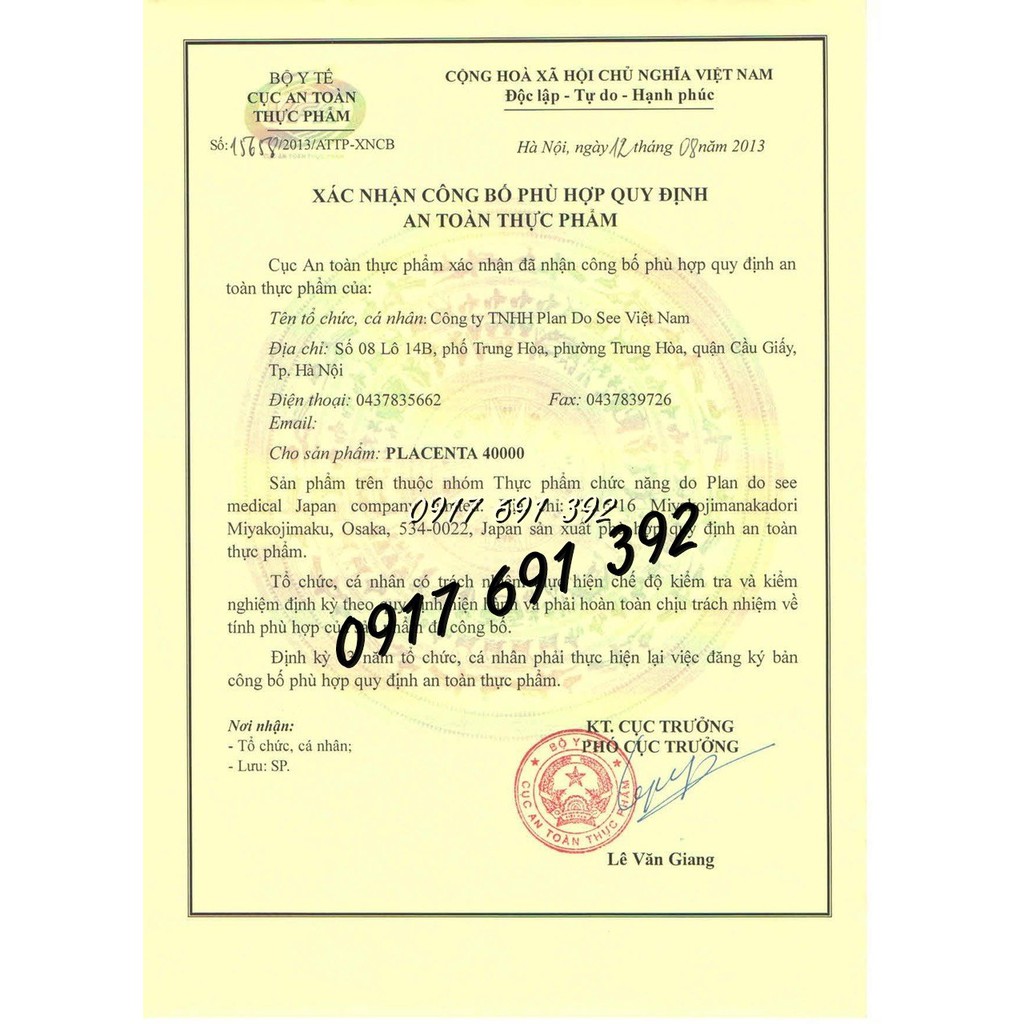 Nước uống nhau thai Collagen Placenta 40000 Hộp thuỷ tinh 10 lọ (100ml/lọ) | Thế Giới Skin Care