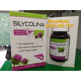 Silycolina bổ gan, mát gan, giải độc tăng cường chức năng ngan, hạ men gan, gan nhiễm mỡ, nóng gan, sơ gan