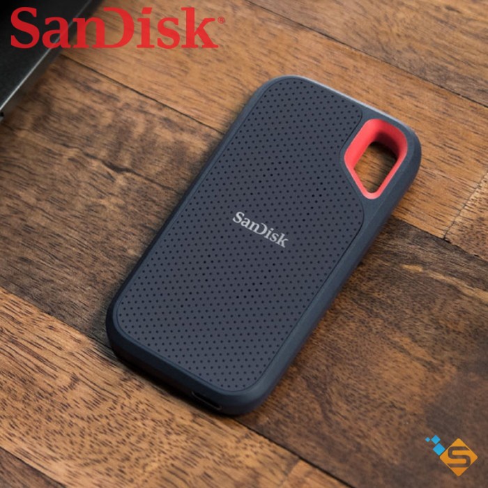 Ổ cứng di động External SSD Sandisk Extreme V2 E61 500GB / 1TB / 2TB USB 3.2 Gen 2 1050MB/s (Đen) - Hàng Chính Hãng