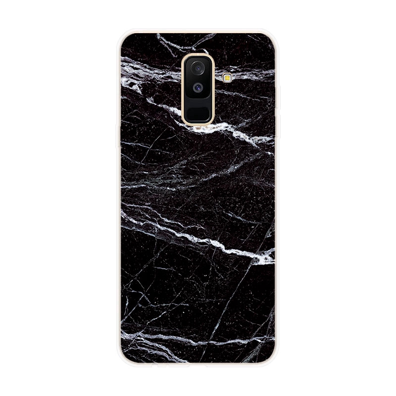 Ốp Lưng Samsung Galaxy A6 A6+ Plus A7 A8 A8+ Plus A9 2018 TPU mềm Case đá granit