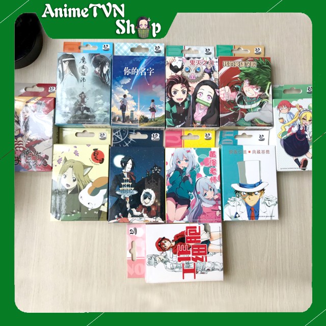 Bài Tây 54 Lá Anime - Manga Tổng Hợp Nhiều Mẫu 2 ( Your Name, Ma Đạo Tổ Sư,  Natsume...) | Shopee Việt Nam