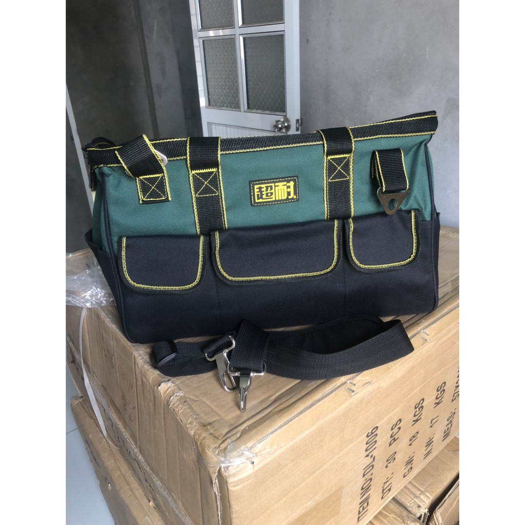 Túi Đựng Đồ Nghề 17inch Cho Thợ Điện, Vải Dày Dặn Chống Thấm Tốt