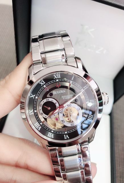 Đồng hồ nam automatic dây thép BULOVA  96A118  for men