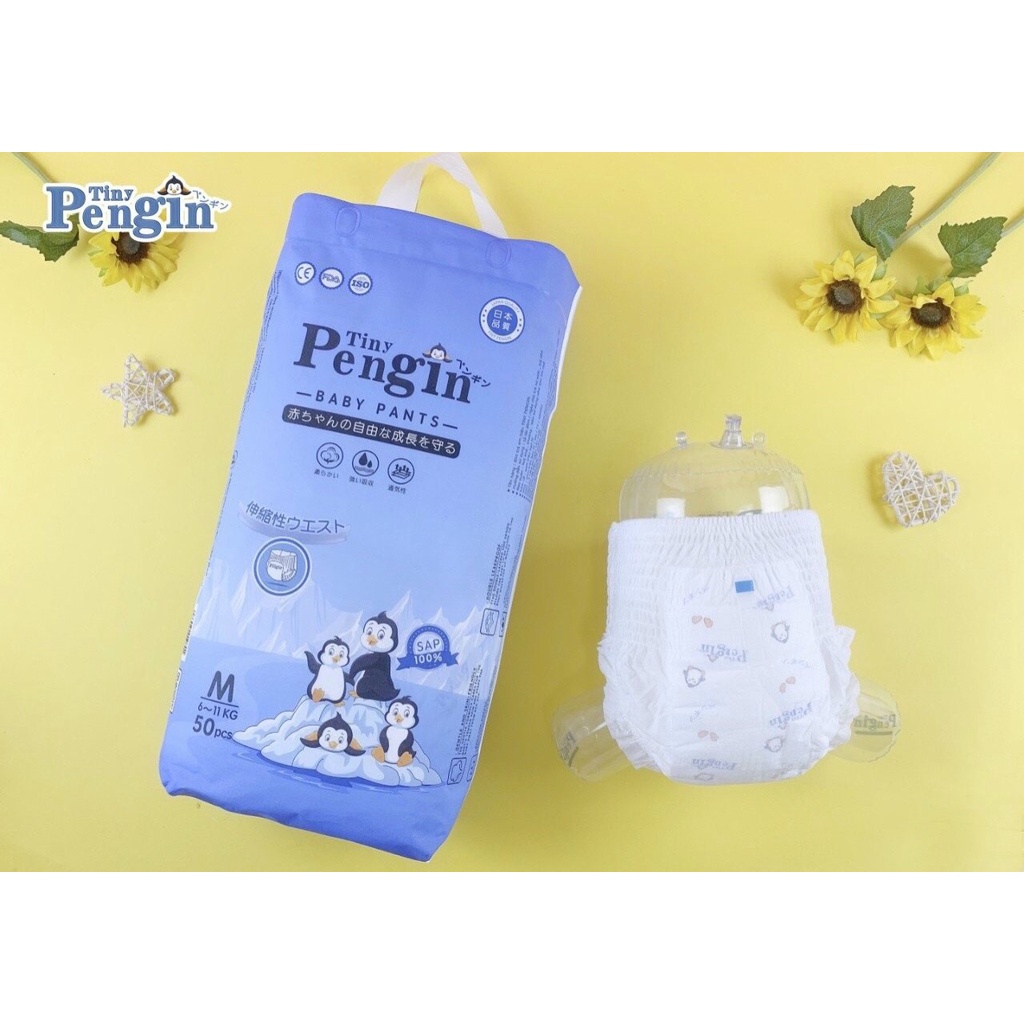 Bỉm quần cao cấp Pengin M/L/XL/XXL 50 miếng