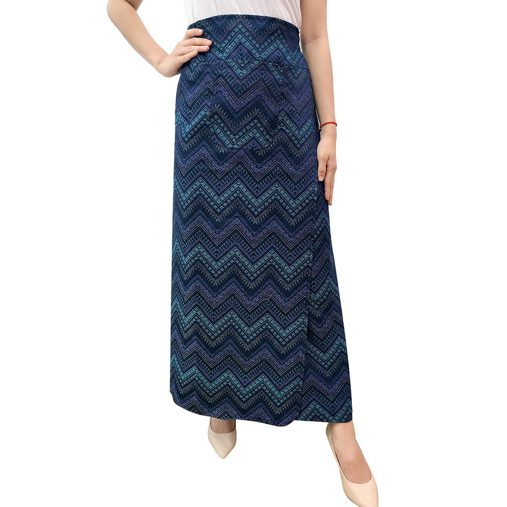 [được chọn mẫu] Váy chống nắng freeSize jean xẻ tà trước VJXT0043 | BigBuy360 - bigbuy360.vn