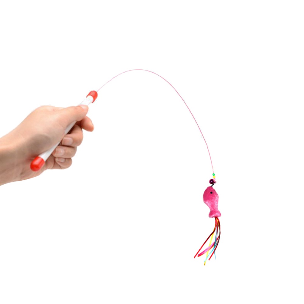 Đồ Chơi Nhử Mèo Hình Cá Có Chuông Nhỏ