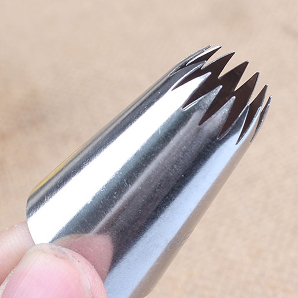 Set 3 Vòi Bắt Bông Kem 6B Bằng Thép Không Gỉ Chuyên Dụng Cho Làm Bánh
