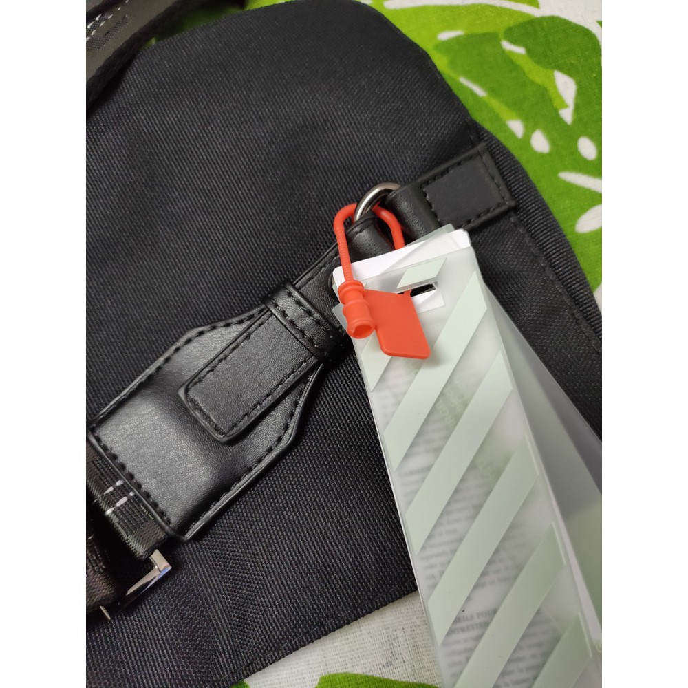 Túi đeo chéo Off White cordura logo print belt bag ss20