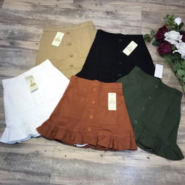 Hàng chân váy chữ a ngắn xuất khẩu